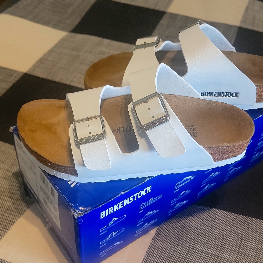 Birkenstock white Arizona BS